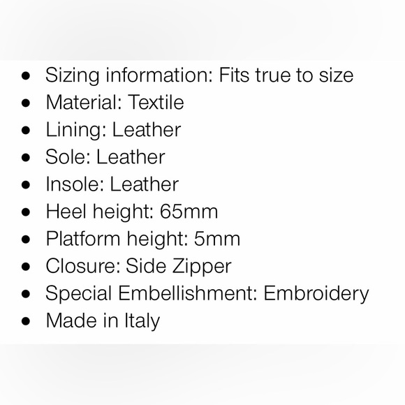 Brand new Elena Iachi embroidered booties. Size 8.5 (38.5) - Picture 8 of 14